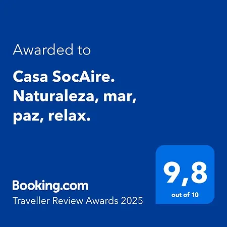 Casa Socaire. Naturaleza, Mar, Paz, Relax. Apartamento Tabayesco